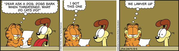 Garfield, August 6, 2025