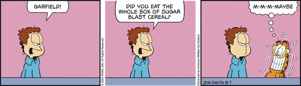 Garfield, August 7, 2025