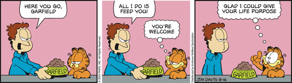 Garfield, August 16, 2025