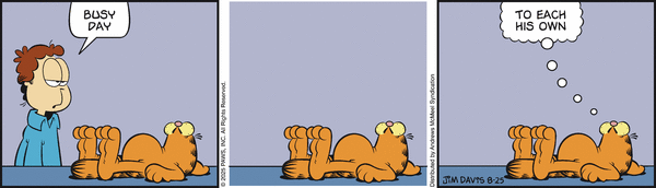 Garfield, August 25, 2025