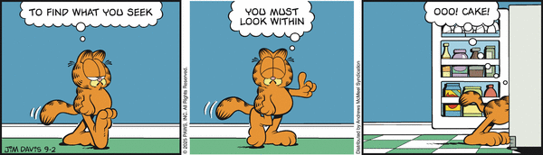 Garfield comic strip for Tuesday, September 2, 2025