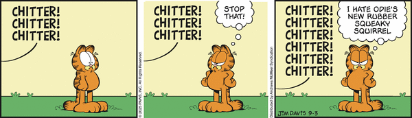 Garfield, September 3, 2025