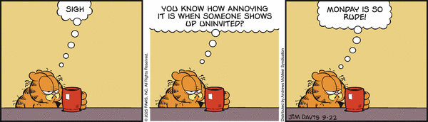 Garfield, September 22, 2025