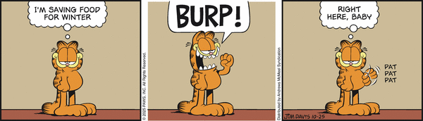 Garfield, October 25, 2025