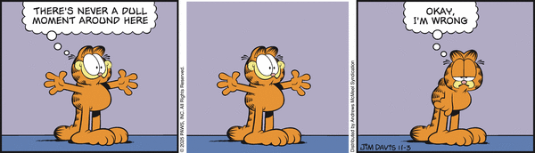 Garfield, November 3, 2025