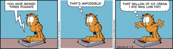 Garfield, November 8, 2025