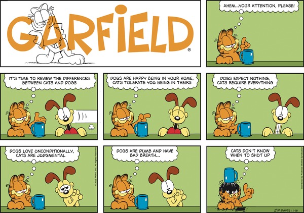 Garfield, November 16, 2025
