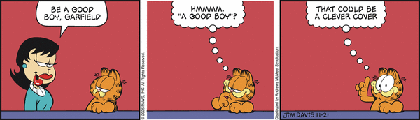 Garfield comic strip for Friday, November 21, 2025