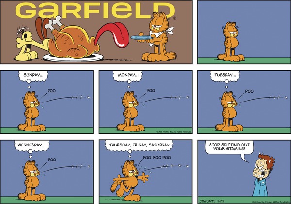 Garfield, November 23, 2025