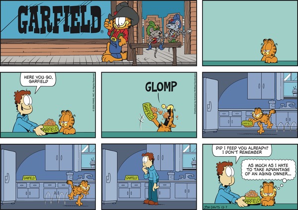 Garfield, December 7, 2025