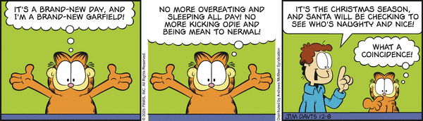Garfield, December 8, 2025