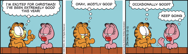 Garfield, December 12, 2025