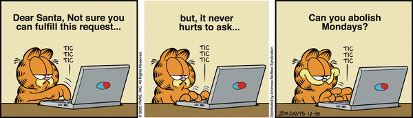 Garfield, December 15, 2025