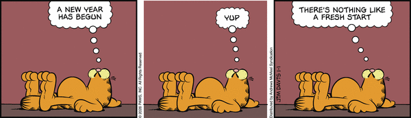 Garfield, January 1, 2026