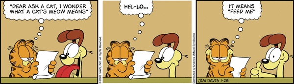 Garfield, January 28, 2026