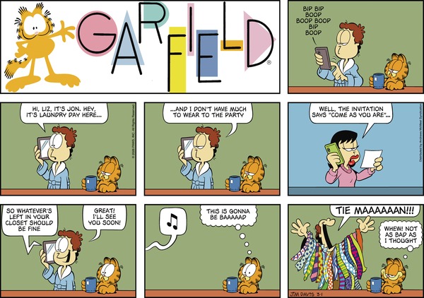 Garfield, March 1, 2026