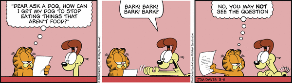 Garfield, March 11, 2026