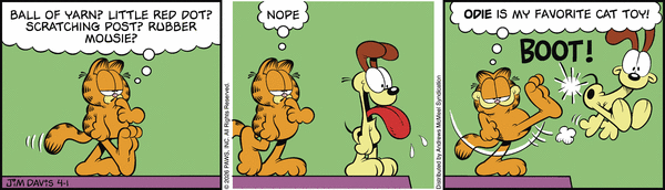 Garfield, April 1, 2026