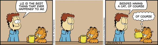 Garfield, April 3, 2026