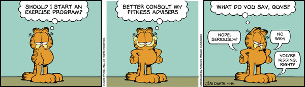 Garfield, April 14, 2026