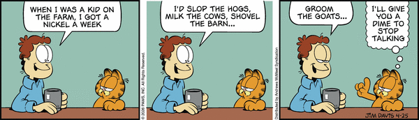 Garfield, April 25, 2026