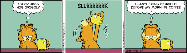 Garfield, June 1, 2026
