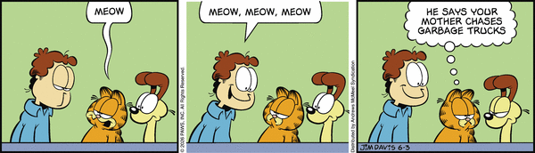 Garfield, June 3, 2026