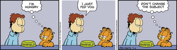 Garfield, July 4, 2026