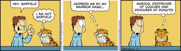 Garfield, July 7, 2026