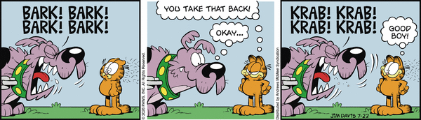 Garfield comic strip for Wednesday, July 22, 2026