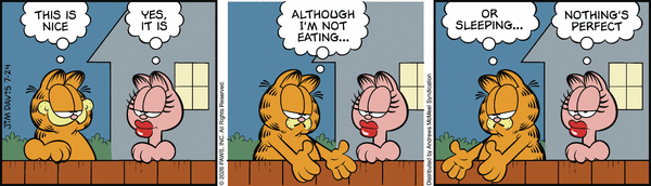 Garfield comic strip for Friday, July 24, 2026