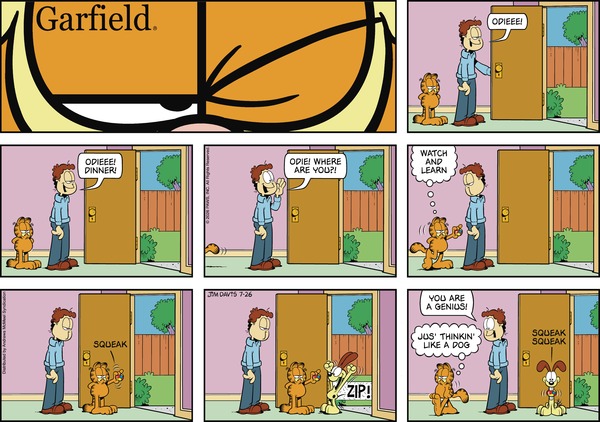 Garfield comic strip for Sunday, July 26, 2026