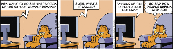 Garfield comic strip for Saturday, August 1, 2026