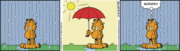 Garfield comic strip for Monday, August 3, 2026