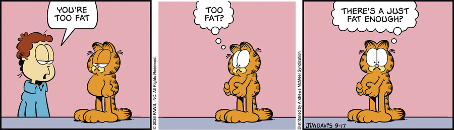 Garfield comic strip for Thursday, September 17, 2026