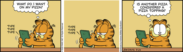 Garfield comic strip for Thursday, September 24, 2026