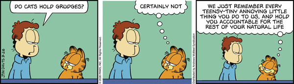 Garfield comic strip for Saturday, September 26, 2026